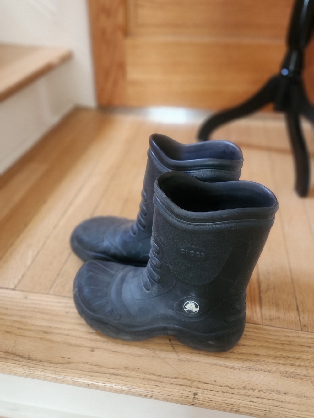 Crocs Black Adult Rain Boots